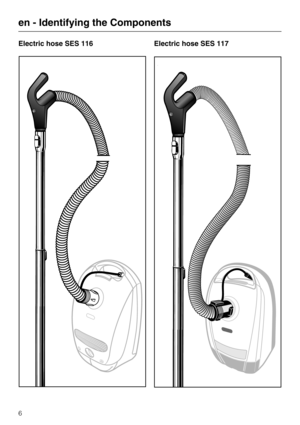 Page 6Electric hose SES 116 Electric hose SES 117
en - Identifying the Components
6 