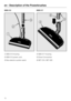 Page 10SEB 213
SEB 213 housing
SEB 213 power cord
Non-electric suction wandSEB 217
SEB 217 housing
Direct Connection
SET 210 / SET 220
en - Description of the Powerbrushes
10 
