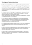 Page 10The more coolant there is in an appliance, the larger the room it
should be installed in. In the event of a leakage, if the appliance is in
a small room, there is the danger of combustible gases building up.
For every8gofcoolant at least 1 m
3of room space is required. The
amount of coolant in the appliance is stated on the data plate inside
the appliance.
To avoid the risk of damage to the appliance, make sure that the
connection data (fuse rating, frequency and voltage) on the data
plate corresponds...