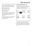 Page 41In the event of a fault which you cannot
correct yourself please contact the
Miele Technical Service Department.
U1-800-999-1360
techserv@mieleusa.com
V1-800-565-6435
service@miele.ca
When contacting the Miele Technical
Service Department, please quote the
model and serial number of your
appliance.
These can be found on the data plate
on the upper inside edge of the
dishwasher door.Program update function - PC
The Program Correction (PC) allows a
technician to update the dishwasher to
make use of new...