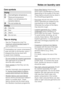 Page 17Care symbols
Drying
Normal/higher temperature.
Reduced temperature:
SelectLow temperaturefor
sensitive fabrics.
Do not tumble dry
Ironing
Very hot.
Hot.
Warm.
Do not iron.
Tips on drying
– See the Programme chart for
maximum recommended loads
for
each programme.
Overloading can cause unnecessary
wear and tear to the laundry, give a
disappointing drying result and
cause more creasing.
–
Do not tumble dry loopknit garments!
Spin garments for at least 30
seconds after washing.
–
Open jackets
so that...