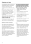 Page 50Do not attempt to use on a hot oven or
accessories. Allow the PerfectClean
surfaces to cool down to room
temperature before applying an oven
spray.
Remove the catalytic back panel,
side liners and roof liner before
using oven spray. The chemicals
used in oven sprays will damage
catalytic enamel, rendering it
ineffective.
Apply a spray oven cleaner to the
soiled areas. Leave to take effect fora
couple of minutes only!
If necessary use a soft sponge, soft
nylon brush or a scraper suitable for
glass...