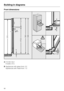 Page 66Front dimensions
AH 5140: 53.2
H 5240: 47.5
BAppliances with glass front: 2.2
Appliances with metal front: 1.2
Building-in diagrams
66 