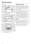 Page 12Microwaves:
–are reflected by metal,
– pass through glass and chinaware,
–
are absorbed by the food.Material and shape
The material and shape of containers
used affect cooking results and times.
Circular and oval containers work best.
The food will heat more evenly than in a
square container.
Container and lids which contain
hollow handles or knobs are not
suitable for use in the microwave.
The handles or knobs could collect
moisture if not adequately vented.
Without vent holes pressure can
build up,...