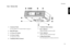 Page 12English
Overview   11
Rear / Bottom Side1. Connector Panel
For more details, see Connector Panel on page 14.
2. Back IR Sensor
3. AC Power IN Socket
4. AC Power Switch
AC main power switch.
5. Ventilation Holes (exhaust) 6. Ventilation Holes (intake)
7. Rear Adjusters
Adjusts the height or projection angle. 
8. Front Adjusters 
Adjusts the height or projection angle.
9. Ceiling Mount Holes
The connecting holes fo
r ceiling mount device. 