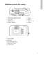 Page 12 11
Getting to know the camera
5    Erase
6    Menu
7    Play/Record
8    Power
9    View Finder
10   Display
11    Forward/Self-Timer
12   Backward/Flash
13   LCD Display 1    Macro/Normal Mode switch
2   Icon mode
3   Multiple Display
4   Shutter Release  