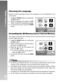 Page 18 EN-18
Digital Camera >>Choosing the Language
Specify in which language menus and messages are to be displayed on the
LCD monitor.
1 . Toggle the MODE button to 
 and press
the SET button.
2. Select [Language] and toggle the SET
button to select the displayed language.
3 . To exit from the menu, press the MENU
button.
Language
EnglishSET
For matting the SD Memor y Card or Inter nal Memor y
This utility formats the SD memory card (or internal memory) and erases all
stored images and data.
1 . Toggle the...