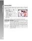 Page 24 EN-24
Digital Camera >>Shooting Mode
This sets the recording method at the time of capturing images. You can capture
different still images including single, self-timer, continuous 1.3MP and
continuous VGA.
1 . Toggle the MODE button to 
 and press
the SET button.
a. Press the MENU button.
b. Select [Shooting] with the W / X
buttons.
c. Toggle the SET button to select the
desired option item.
d. Press the MENU button to exit from
the menu screen.
2. Compose the image and press the
shutter button.
This...