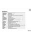 Page 44 43
Specification
Image Sensor
Image Resolution
Image Quality
Color
Lens
Zoom
File Format
Internal Memory
External Memory
Processing Time
Software Driver
AP
LCD Display
LCD Indicator
Built-in Flash
Self-timer
Exposure
White Balance
Language
Connectors
Power
Certification
Dimensions
WeightCCD sensor with 1.3 mega pixels
1280*960/640*480
Normal, Fine, Super Fine
24-bit Color (RGB)
Fixed Lens with Macro (0.3m~0.6m), Aperture-2 step (Auto)F:2.8/8
2 X Digital Zoom
JPEG , EXIF 2.1
0 or 8MB Flash Memory
Compact...