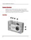 Page 11 ViviCam 3640 User’s Manual 
6 
Camera Overview 
The front, rear, bottom and top views of the ViviCam 
3640 are shown on the following pages. Please take a 
moment to review these illustrations to familiarize yourself 
with the terms used in the rest of this manual. 
Front View 
   