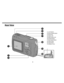 Page 6Downloaded from www.Manualslib.com manuals search engine    
   
 
 
5 
Memory Card Slot 
Rear View 
 
 
 
 
 
 
 
 
 
 
 
 
 
 
 
 
 
 
 
 
  
 
 
 
 
 
 
 
 
 
 
 
 
 
 
 
 
 
 
 
 
 
 
 
 
 
 
(1) LCD Monitor 
(2) Mode Display Button 
(3) Mode Dial 
(4) Status LED 
(5) Macro Mode LED 
(6) ENTER Button 
(7) Multi-Select Button 
(8) Strap Holder 
(9) Flash Button 
(10) Battery Cover   