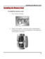 Page 13Downloaded from www.Manualslib.com manuals search engine Installing the Memory Card 
Installing the Memory Card 
To install the memory card: 
1. Turn off the camera. 
 
2. Open the battery / memory card compartment 
by pressing the cover and sliding it in the direction 
of the arrow as shown. 
 
   9   