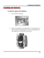 Page 15Downloaded from www.Manualslib.com manuals search engine Installing the Batteries 
Installing the Batteries 
To install or replace the batteries: 
1. Turn off the camera. 
 
2. Open the battery compartment on the bottom of 
the camera by pressing the cover and sliding it in 
the direction of the arrow as shown. 
 
   11   