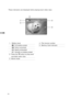 Page 1514
E
These indicators are displayed when playing back video clips:
1. Battery level
Full battery power
Fairly consumed
Nearly exhausted
Virtually no battery power
2. Press the 
 button to play back
recorded video clips
3. Movie mode
4. File (movie) number
5. Memory Card indicator 