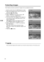 Page 3736
E
Protecting Images
This feature prevents (protects) images from accidental erasure.
1. Set the mode dial to the 
 Playback mode.
2. Select the image that you want to protect by
using the 
 or  buttons.
3. Press the  menu button.
4. Select “PROTECT” by using the 
 or buttons, and press the  button.
5. You can protect one image or all images at
one time by using the 
 or  buttons, and
press the  button.
ONE IMAGE: Protect one image at one time
ALL IMAGES: Protect all images at once
6. Select “UNLOCK”...