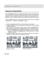 Page 31Downloaded from www.Manualslib.com manuals search engine 30
Exposure Compensation
This setting [  ] allows you to intentionally lighten or darken the entire image.
Use this setting when the optimum brightness (exposure) cannot be obtained, for
example, when the brightness between the subject and the background is not
balanced or when the subject occupies only an extremely small part of the screen.
Using the [ 
 ] Exposure Compensation button select “Normal”, “Backlight
compensation”, or “Exposure...