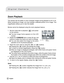 Page 53Downloaded from www.Manualslib.com manuals search engine 52
Zoom Playback
The camera has the ability to zoom (enlarge) images during playback at 2X or 4X.
When reviewing an image, you may enlarge a selected portion of an image. This
magnification allows you to view fine details.
Movies cannot be displayed using the zoom playback feature.
1. Set the mode dial to playback [ 
 ] and power
on the camera.
The last image frame appears on the LCD
monitor.
2. Rotate the COMMAND dial or press the 
 or buttons to...