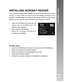 Page 79Downloaded from www.Manualslib.com manuals search engine User’s Manual >>
E-79
INSTALLING ACROBAT READER
The CD-ROM includes a PDF (portable document format) copy of the users
manual. To view a PDF you must have Acrobat Reader installed in your
computer. Acrobat Reader is included on the camera CD ROM. Using Acrobat
Reader, you can read the users manual and print sections of interest.
1. Insert the CD-ROM that came with the
camera into the CD-ROM drive. The
welcome screen appears.
2. Click Install...