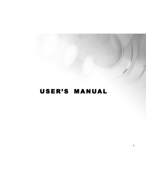 Page 1Downloaded from www.Manualslib.com manuals search engine 1
USER’S MANU USER’S MANUUSER’S MANU USER’S MANU
USER’S MANU
AL ALAL AL
AL  