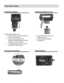 Page 6Downloaded from www.Manualslib.com manuals search engine  5 
Initial Camera Setup 
 
 
Installing the Battery  Installing the Memory Card 
 
Charge Battery Before Use: 
 Insert the battery (as shown above). 
 Power Off the camera. 
 Connect the camera with the 
supplied USB cable either to the AC 
Charger or to the computer. 
 The charge light will turn off when 
the battery is fully charged. 
 
  
 
 Insert SD Memory card (up to 
32GB) before use. 
 Located inside the battery 
compartment....