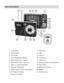 Page 4Downloaded from www.Manualslib.com manuals search engine  3 
Parts of the Camera 
 
 
 
1. Power Button 12. Microphone 
2. Shutter Button 13. Flash 
3. LCD Screen 14. USB Port 
4. LED (Charge/Busy Indicator) 15. Tripod Mount 
5. Multi-Function Key 1 / Zoom In 16. Digital Lens 
6. Multi-Function Key 2 / Zoom Out 17. Battery and SD Card Compartment 
7. Flash / Up / Slide Show Button 18. Macro Switch 
8. Playback / Right Button 19. Wrist Strap Connector 
9. MODE (Video or Photo) / Down Button 20. Speaker...