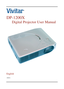 Page 1     
 
DP-1200X  
Digital Projector User Manual 
 
  
 
 
 
 
English   
 
 030531 
 
  