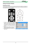 Page 3333
Using On-Screen Display
Navigating the OSD
You can use the remote control or the buttons on the top of the projector\
 to navigate and 
make changes to the OSD. The following illustration shows the corresponding buttons on 
the remote control and on the projector.
1. To open the OSD, press the MENU 
button on the OSD control panel or 
remote control. There are five folders 
on  the  menu.  Press  the  cursor  ◄  or 
►  buttons  to  move  through  secondary 
menus.
2.  Press  ▲or▼  to  select  menu...