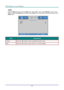 Page 35— 26 — 
Audio 
Press the Menu button to open the OSD menu. Press ◄► to move to the Settings 1 menu. Press 
▼▲ to move to the Audio menu and then press Enter or ►. Press ▼▲ to move up and down in the 
Audio menu. 
 
ITEM DESCRIPTION 
Volume Press the ◄► buttons to enter and adjust the audio volume.  
Mute Press the ◄► buttons to enter and turn on or off the speaker. 
  