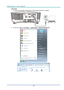 Page 51— 42 — 
LAN_RJ45 
1. Connect an RJ45 cable to RJ45 ports on the projector and the PC (Laptop). 
 
2. On the PC (Laptop), select Start → Control Panel →Network and Internet. 
 
   