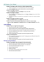 Page 65— 56 — 
Problem: The image is wider at the top or bottom (trapezoid effect)  
1. Position the projector so it is as perpendicular to the screen as possible.  
2. Use the Keystone button on the remote control to correct the problem. 
Problem: The image is reversed  
Check the Projection setting on the Settings 1 menu of the OSD. 
Problem: The image is streaked  
1. Set the Frequency and Tracking settings on the Image->Computer menu of the OSD to 
the default settings. 
2. To ensure the problem is not...