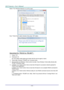 Page 61— 52 — 
Select “Turn Windows features on or off” to open 
 
Have “Telnet Client” option checked, then press “OK” button. 
 
Specsheet for “RS232 by TELNET” : 
1. Telnet: TCP 
2. Telnet port: 23  
(for more detail, kindly please get contact with the service agent or team) 
3. Telnet utility: Windows “TELNET.exe” (console mode) 
4. Disconnection for RS232-by-Telnet control normally: Close Windows Telnet utility directly after 
TELNET connection ready 
5. Limitation 1 for Telnet-Control: there is less than...