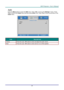 Page 37– 29 – 
Audio 
Press the Menu button to open the OSD menu. Press ◄► to move to the Settings 1 menu. Press 
▼▲ to move to the Audio menu and then press Enter or ►. Press ▼▲ to move up and down in the 
Audio menu. 
 
ITEM DESCRIPTION 
Volume Press the cursor ◄► button to enter and adjust the audio volume.  
Mute Press the cursor ◄► button to enter and turn on or off the speaker. 
  