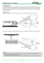 Page 16DU8090Z DLP Projector - User Manual 
 
15 
Lens Shift Range 
The DU8090Z projector has the lens shift feature; the image can be shifted vertically or horizontally without moving 
the projector. The lens shift range is shown in the percentage of the screen height, the maximum vertical shift range 
of the image can be up 50% and down 30%, maximum horizontal range is 10% to the right, 10% to the left. Please 
refer to below illustration. 
 
Vertical lens shift 
The projector is installed on the desk, the...