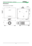 Page 5151
Dimensions
H8030 dimensions are in millimeter
432.4
366.8
161.5
24096.05
103.85
170
199.05
H8030 Home Theater Projector - User Manual  