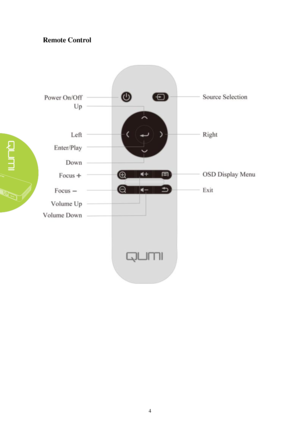 Page 104 
Remote Control  