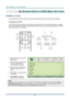 Page 26
DLP Projector—User’s Manual 
– 18 – 
ON-SCREEN DISPLAY (OSD) MENU SETTINGS 
OSD Menu Controls 
The projector has an OSD that lets you ma ke image adjustments and change various settings.  
Navigating the OSD 
You can use the remote control curs or buttons or the buttons on the top of the projector to navigate 
and make changes to the OSD. The following illust ration shows the corresponding buttons on the re-
mote control and on the projector. 
 
 
 
 
1.  To enter the OSD, press the  Menu button.  
2....