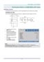 Page 24– 15 – 
ON-SCREEN DISPLAY (OSD) MENU SETTINGS 
OSD Menu Controls 
The projector has an OSD that lets you make image adjustments and change various settings.  
Navigating the OSD 
You can use the remote control cursor buttons to navigate and make changes to the OSD.  
 
1. To enter the OSD, press the 
MENU button.  
2. There are three menus. 
Press the cursor ◄► button 
to move through the menus.  
3. Press the cursor ▲▼ button 
to move up and down in a 
menu.  
4. Press ◄► to change values 
for settings....