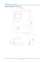 Page 71DLP Projector—User’s Manual 
Projector Dimensions ( D75XXWTi Series ) 
— 63— 
185.98
122.58
374.51
  