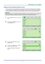 Page 19
DDDLLLPPP   PPPrrrooojjjeeeccctttooorrr   –––   UUUssseeerrr’’’sss   MMMaaannnuuuaaalll   
Setting an Access Password (Security Lock) 
You can use the four (arrow) buttons to set a password and prevent unauthorized use of the projec-
tor. When enabled, the password must be entered after you power on the projector. (See Navigating 
the OSD on page 18 and Setting the OSD Language on page 19 for help on using OSD menus.) 
Important: 
Keep the password in a safe place. Without the password, you will not be...