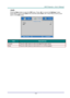 Page 34— 26— 
Audio 
Press the Menu button to open the OSD menu. Press ◄► to move to the Settings 1 menu. 
Press ▼▲ to move to the Audio menu and then press Enter or ►. Press ▼▲ to move up and 
down in the Audio menu. 
 
ITEM DESCRIPTION 
Volume Press the ◄► buttons to enter and adjust the audio volume.  
Mute Press the ◄► buttons to enter and turn on or off the speaker. 
  