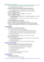 Page 63— 55— 
3. Ensure the projector-to-screen distance is within the specified range. 
4. Check that the projector lens is clean. 
Problem: The image is wider at the top or bottom (trapezoid effect)  
1. Position the projector so it is as perpendicular to the screen as possible.  
2. Use the Keystone button on the remote control to correct the problem. 
Problem: The image is reversed  
Check the Projection setting on the Settings 1 menu of the OSD. 
Problem: The image is streaked  
1. Set the Frequency and...