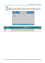 Page 36– 27 – 
Audio 
Press the Menu button to open the OSD menu. Press ◄► to move to the Settings 1 menu. Press 
▼▲ to move to the Audio menu and then press Enter or ►. Press ▼▲ to move up and down in the 
Audio menu. 
 
ITEM DESCRIPTION 
Volume Press the cursor ◄► button to enter and adjust the audio volume.  
Mute Press the cursor ◄► button to enter and turn on or off the speaker. 
  