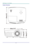 Page 71— 62 — 
Projector Dimensions 
 
  
TEMPPOWERLAMP
 
   