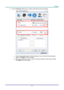 Page 58 
– 51 – 
8. Click the Advanced Setting tab to configure pwPresenter advanced settings. 
 
a. Set the image quality setting. Click the drop-down menu to select the desired image 
quality. Click Apply to save the setting. 
b. Define the network port, fixed or manual. If manual is selected, enter the port number. 
Click Apply to save the setting. 
1 
2  