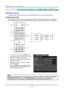 Page 27— 20 — 
ON-SCREEN DISPLAY (OSD) MENU SETTINGS 
OSD Menu Controls 
The projector has an OSD that lets you make image adjustments and change various settings.  
Navigating the OSD 
You can use the remote control cursor buttons or the buttons on the top of the projector to navigate and 
make changes to the OSD. The following illustration shows the corresponding buttons on the projector. 
 
1. To enter the OSD, press the MENU button. 
2. There are six menus. Press the cursor ◄ / ► 
buttons to move through...