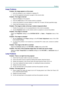 Page 80 
– 73 – 
Image Problems 
Problem: No image appears on the screen 
1. Verify the settings on your notebook or desktop PC. 
2. Turn off all equipment and power up again in the correct order. 
Problem: The image is blurred  
1.  Adjust the Focus on the projector.  
2.  Press the Auto button on the remote control or projector. 
3.  Ensure the projector-to-screen distance is within the 10-meter (33-feet) specified range. 
4.  Check that the projector lens is clean. 
Problem: The image is wider at the top or...