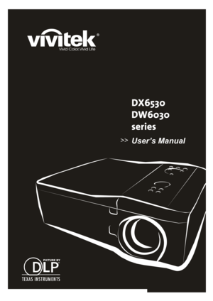 Page 1DX6530
DW6030
series
User’s Manual 