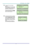 Page 22– 13 – 
5.  You  can use the cursor buttons 
▲▼◄► 
either  on keypad  or IR remote control 
for password entry.  You  can use any 
combination including  the  same arrow 
five  times, but  not less than  five. 
Press the cursor buttons in  any order 
to set the password. Push the MENU 
button to exit  the dialog  box. 
 
 
6.  The password confirm menu appears 
when user presses the power-on key 
in case the Security Lock is enabled.  
Enter the  password in the order  you 
set it at step 5. In  case you...