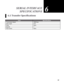 Page 57
57

6.1 Transfer Specifications
Item Specifications 
Transmission Speed 38400 bps
Data Length 8 bit 
Parity None 
Stop Bit 1 
Flow Control None 
mainTenanCe and TroubleshooTing
serial inTerfaCe  
speCifiCaTions
6 