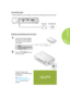 Page 159
Connecting Audio
Connect earphones or mini speakers to the Qumi by inserting into the Audio Out port.
EarphoneMini Speaker
Starting and Shutting down the Qumi
1.Connect the AC power adapter 
to the Qumi. Connect the other 
end of the AC power adapter to 
a wall outlet.
Note: 
Adapter models may vary 
between regions.
2.Press the  POWER button to 
turn on the Qumi.
The Qumi splash screen 
displays and connected devices 
are detected.
See Setting an Access 
Password (Security Lock) on 
page 11 if...